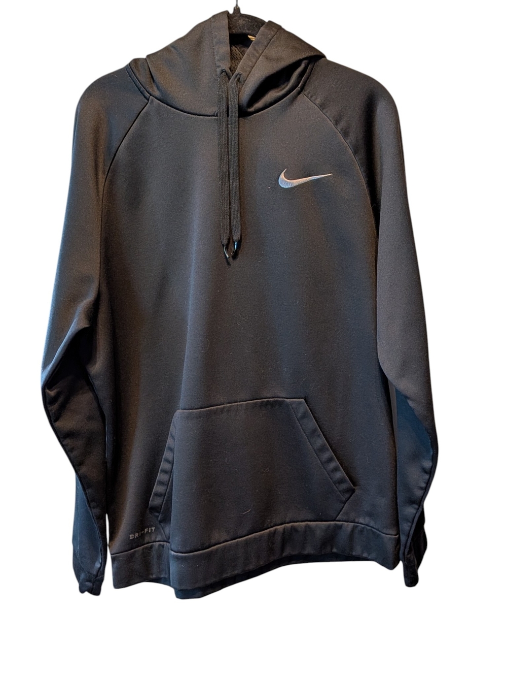 Nike Black Pullover Hoodie with Swoosh Logo